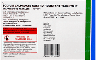 Valparin 500 Alkalets Tablet 10